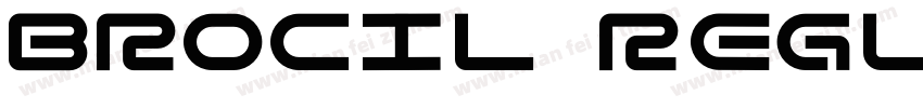 Brocil Regular字体转换